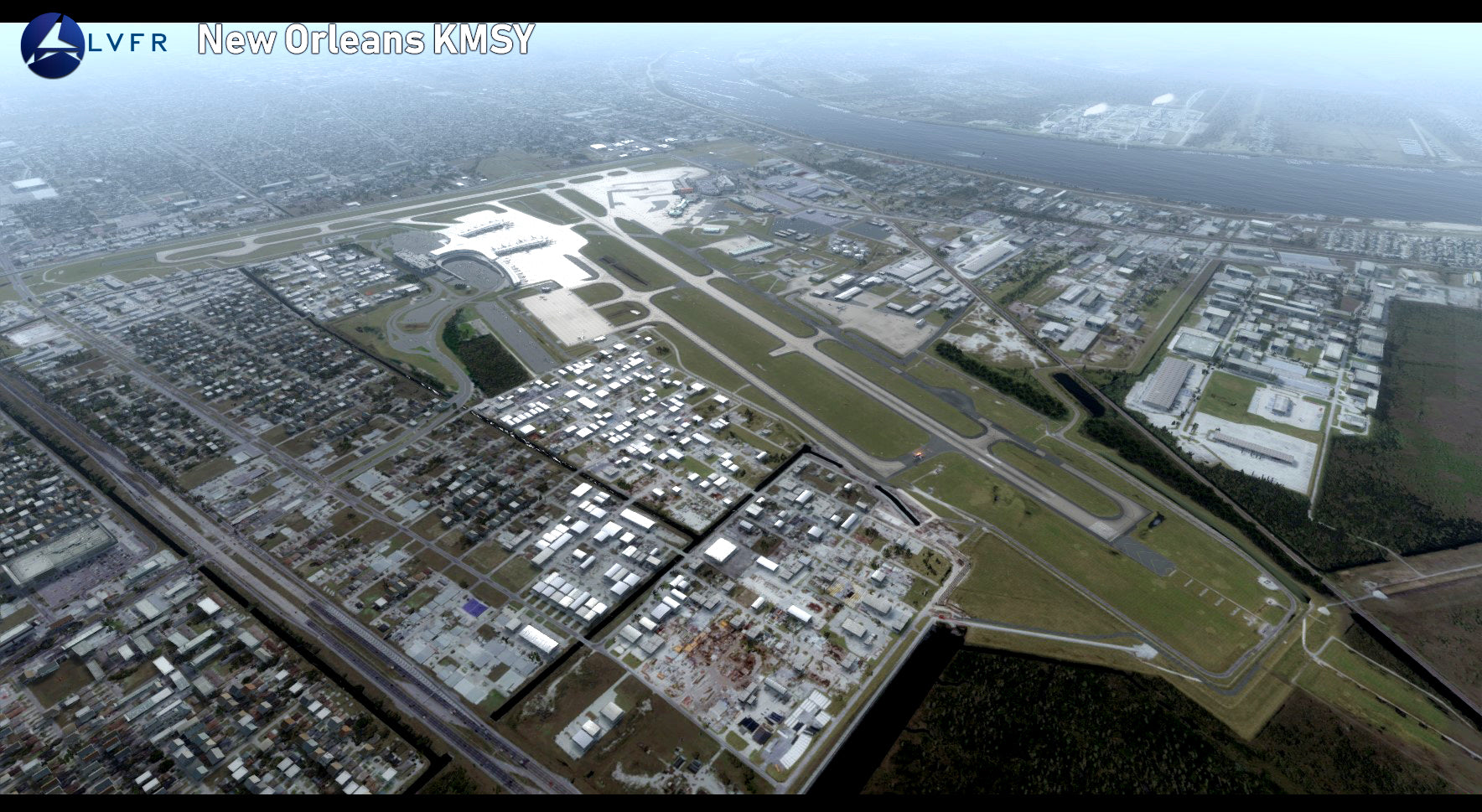 LatinVFR New Orleans Int'l Airport KMSY P3D – LVFR